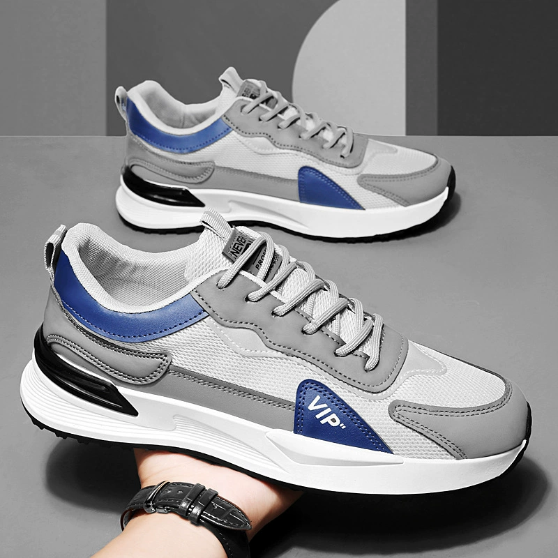 2026 Spring New Men's Lightweight Trendy Casual Mesh Shoes Soft Sole Breathable Running Sneakers