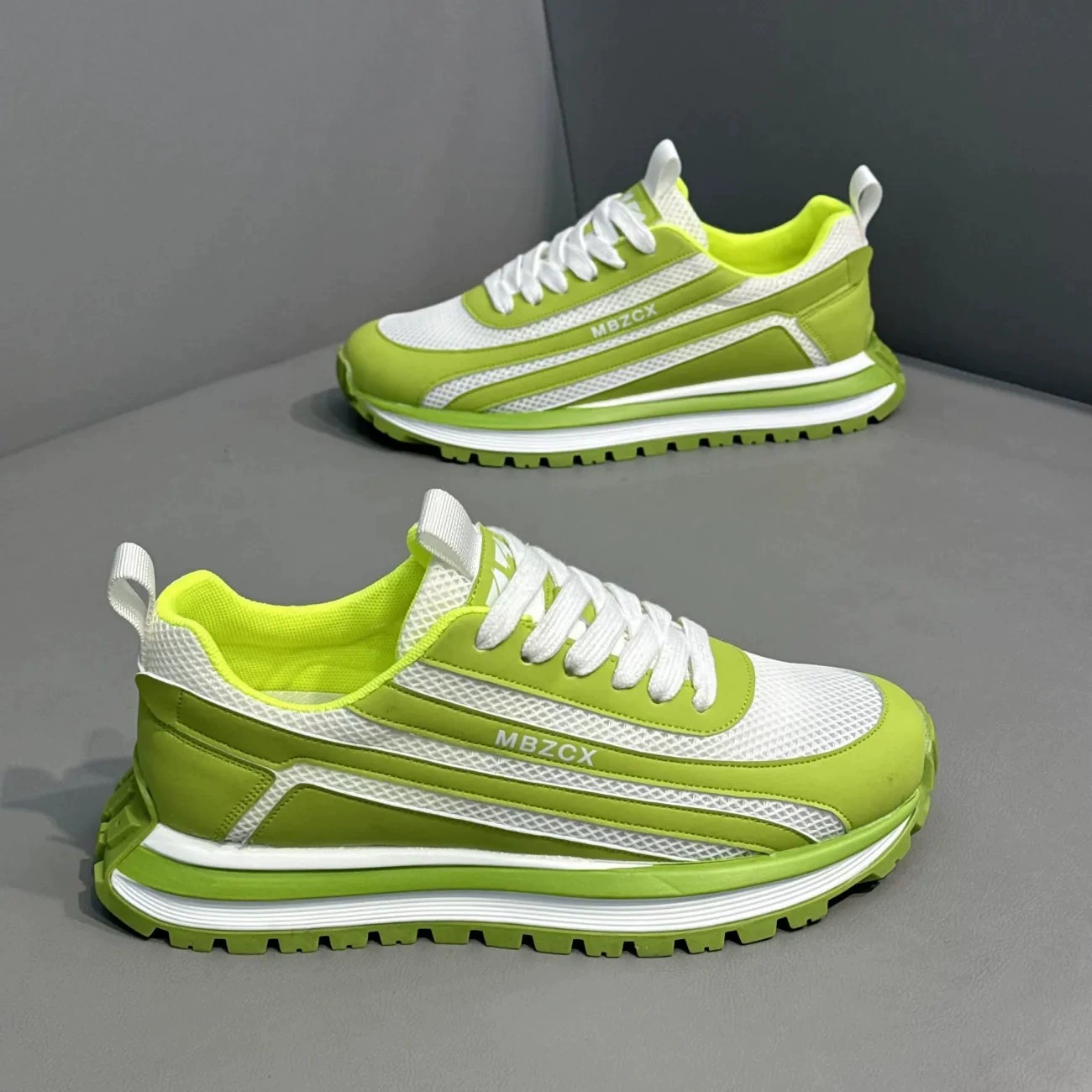 2026 Spring New Men's Mesh Breathable Onitsuka Tiger Shoes Casual Sports Thick Sole Height Increase Dad Shoes