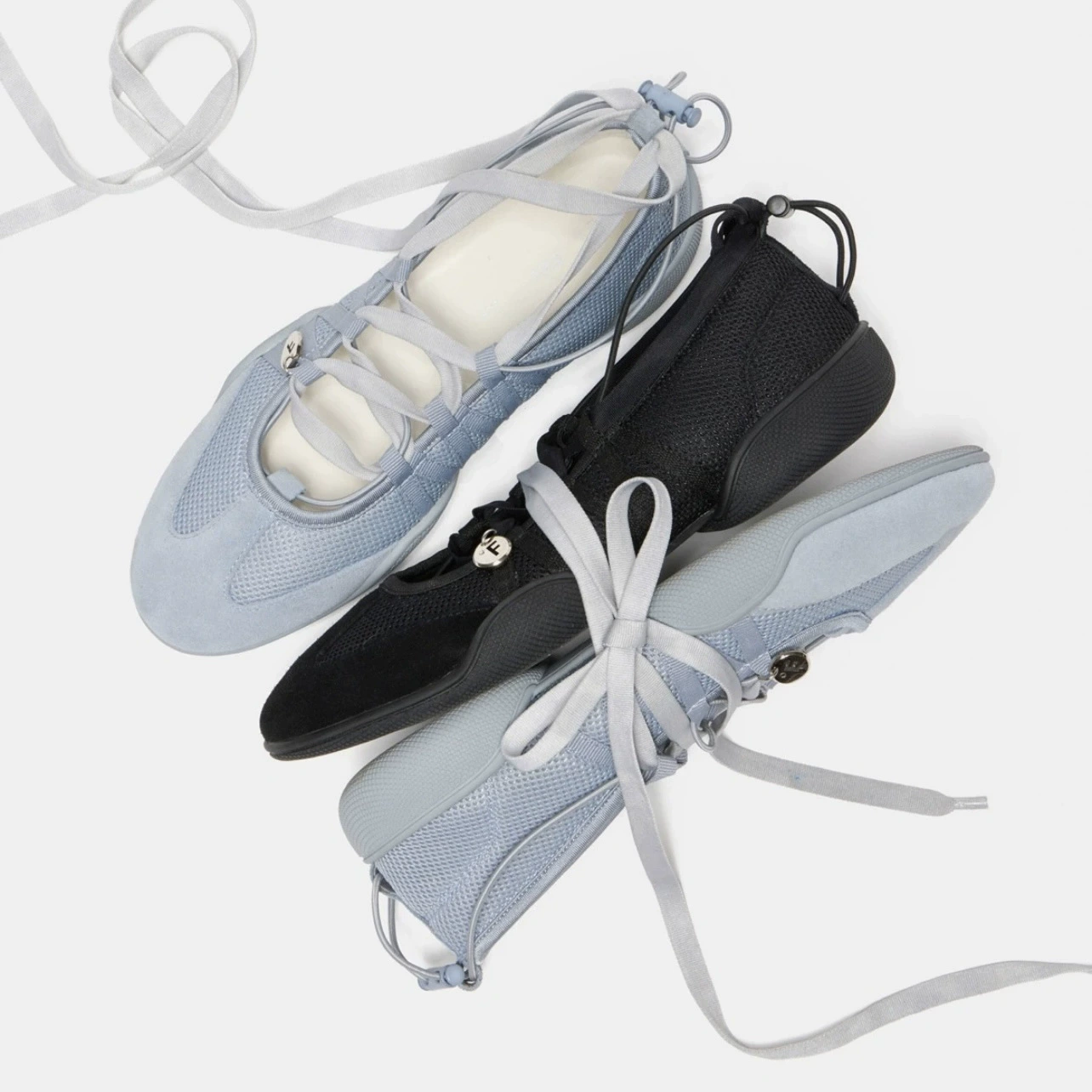 Women's Korean Lace-Up Mary Jane Shoes 2025 Sporty Platform Sneakers