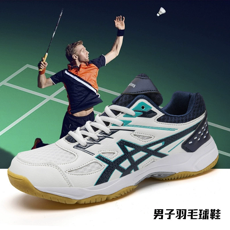 Cross-Border New Badminton Shoes, Unisex Mesh, Anti-Slip, Student Training, Tennis