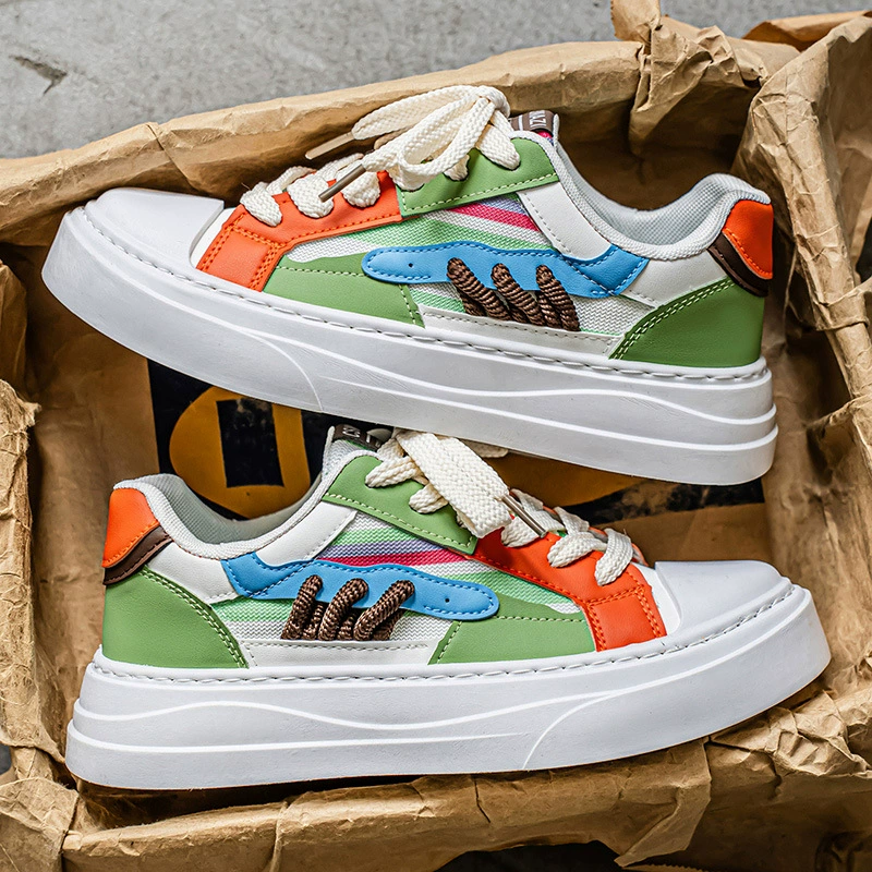 Zapatillas de Entrenamiento Alemán para Hombre 2026 Diseño Único Bloque de Color Estilo Universitario Papá Juveniles Tendenciosas