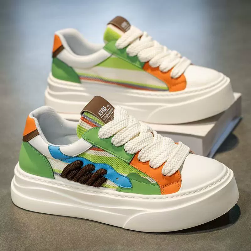 Zapatillas de Entrenamiento Alemán para Hombre 2026 Diseño Único Bloque de Color Estilo Universitario Papá Juveniles Tendenciosas