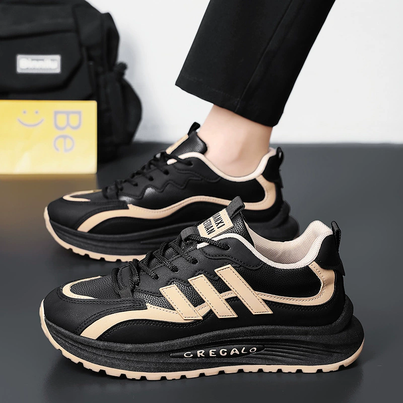 Men's Fashion Thick Sole Sports Casual Shoes Chunky Dad Sneakers 2026 Spring