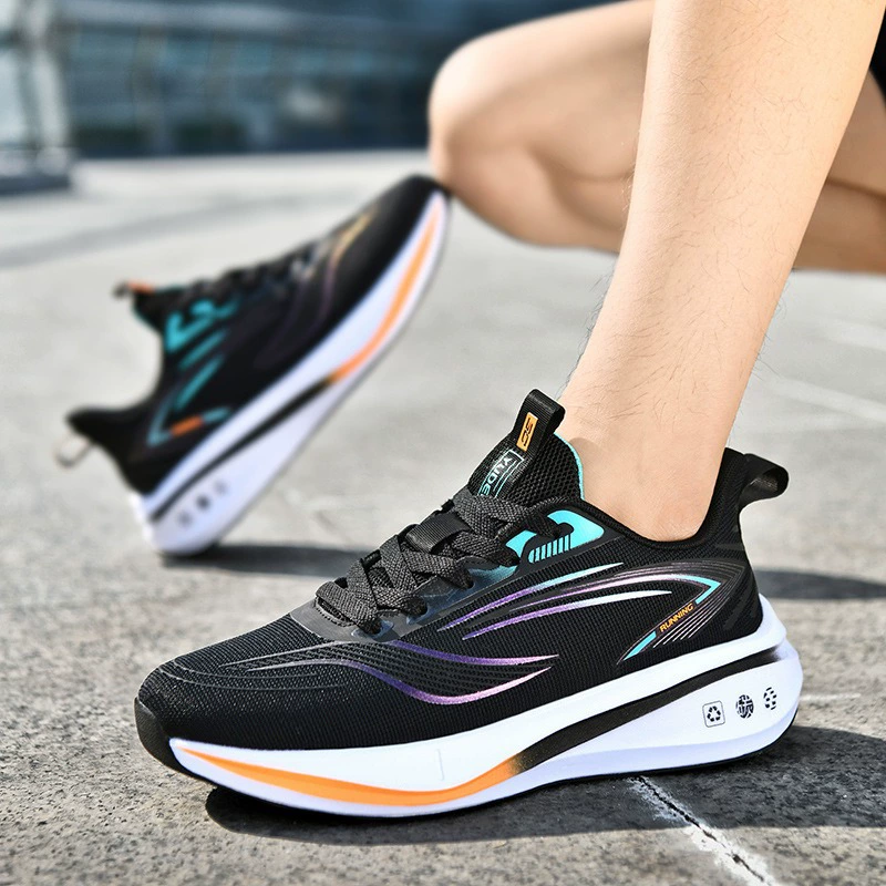 New Large Size 48 Running Shoes for Men, Breathable Cushioned Sports Shoes for Teens